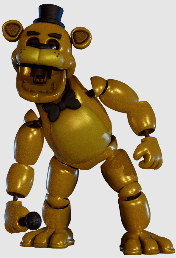 Freddy Fazbear Pizza Golden Freddy